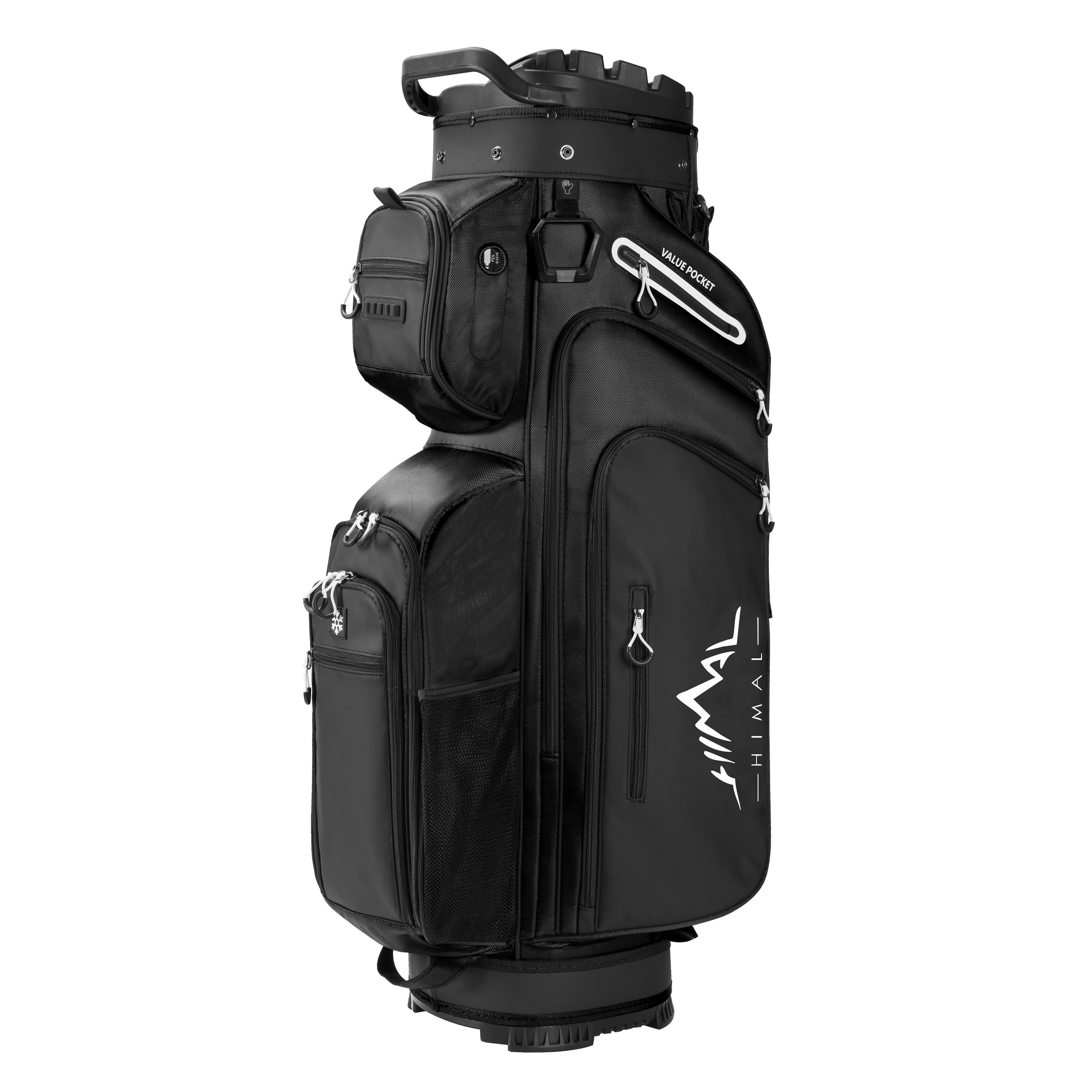 14-Way Full-Length Divider Golf Cart Bag-Black