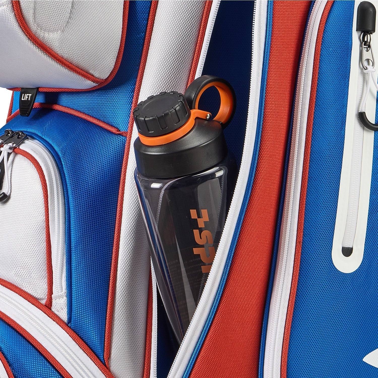 14-Way Golf Cart Bag Pro-Blue White