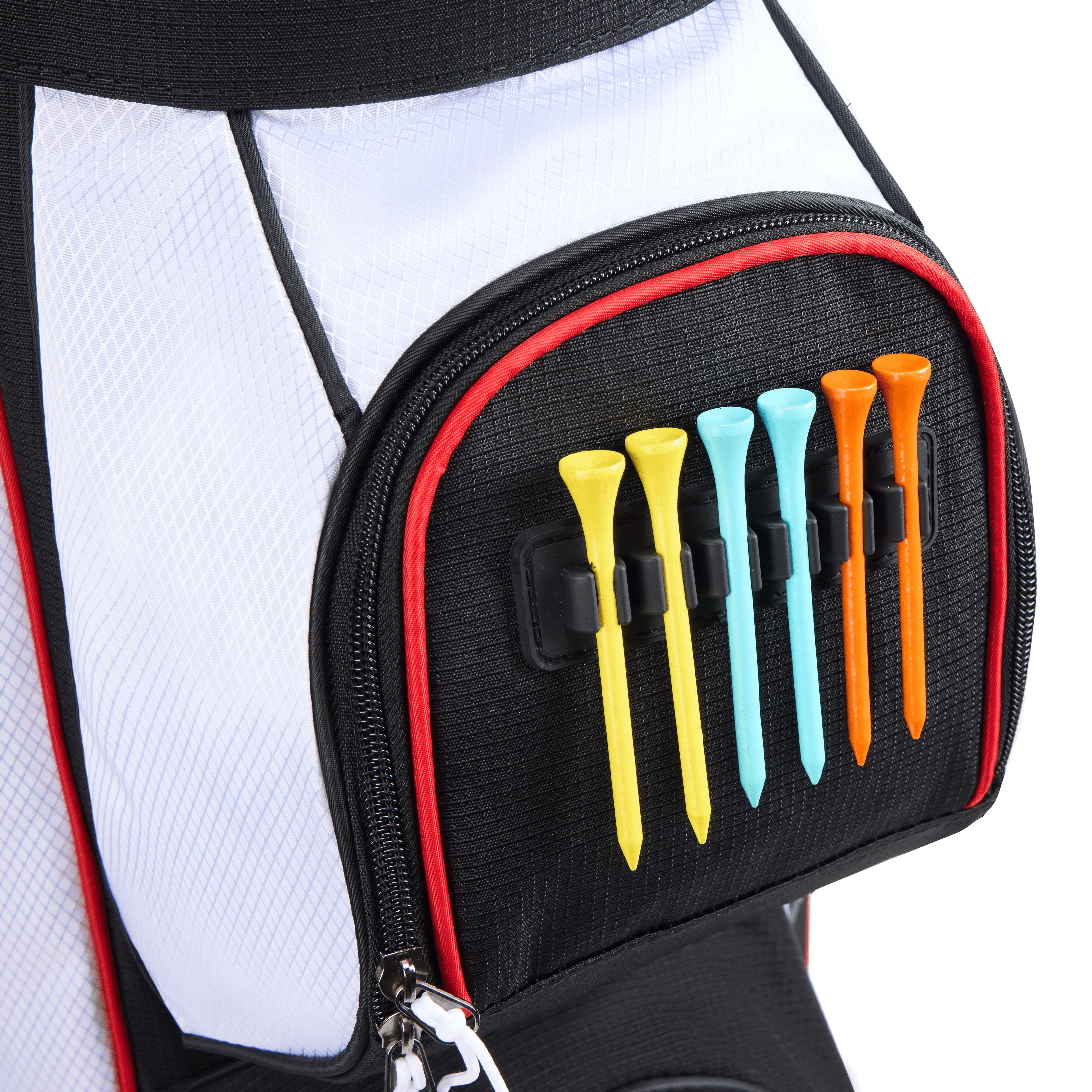 14 Way Golf Cart Bag-Black White
