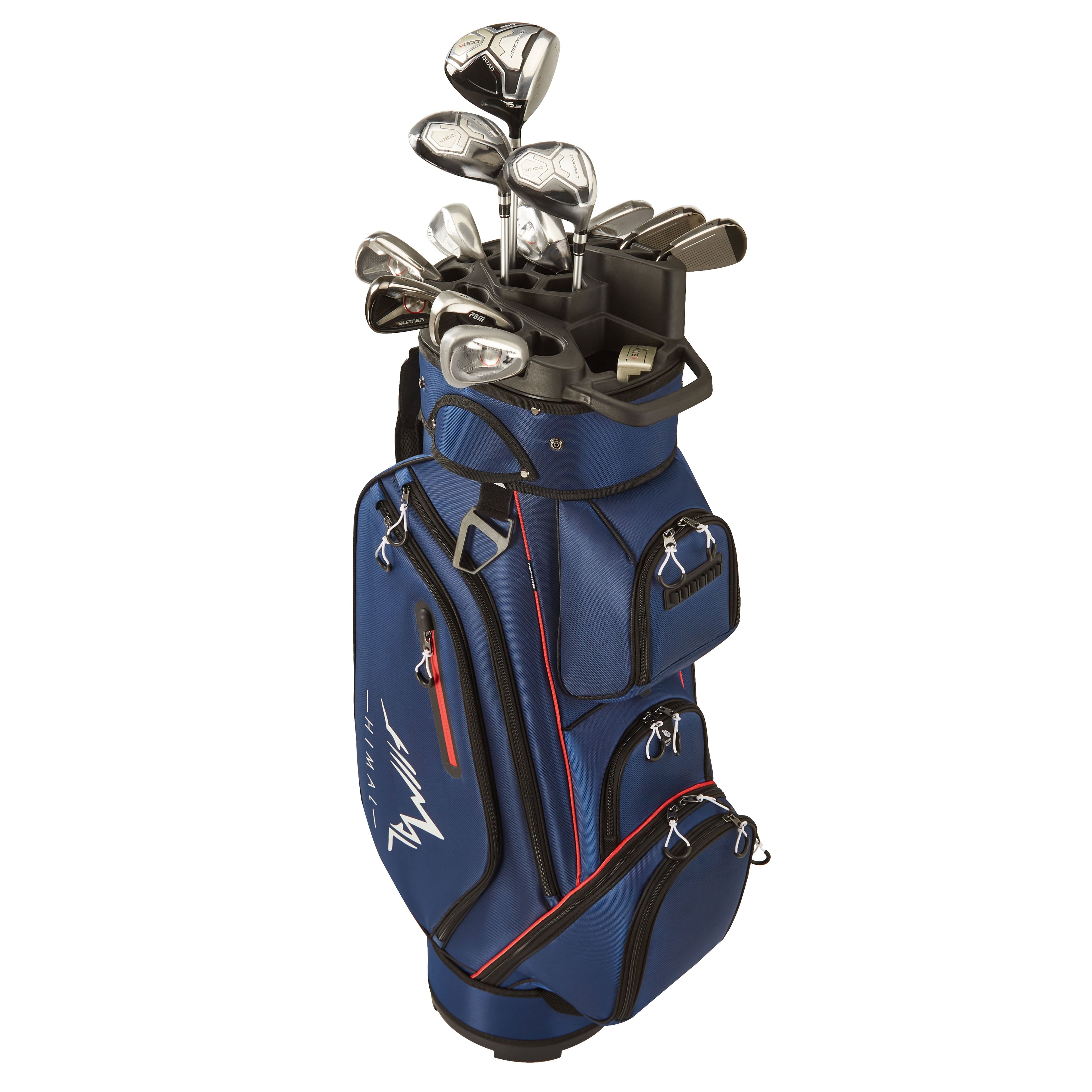 14-Way Golf Cart Bag Pro-Navy Blue